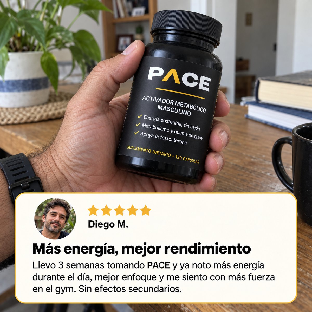 PACE — Activador metabólico masculino